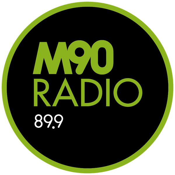 90 Radio logo. Radio 90 b.