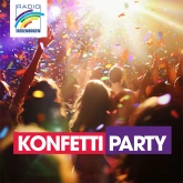 Regenbogen Konfetti Party